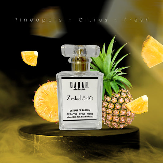 Zested 540 - Extrait de Parfum - Blend of BR540 and Aventus Creed